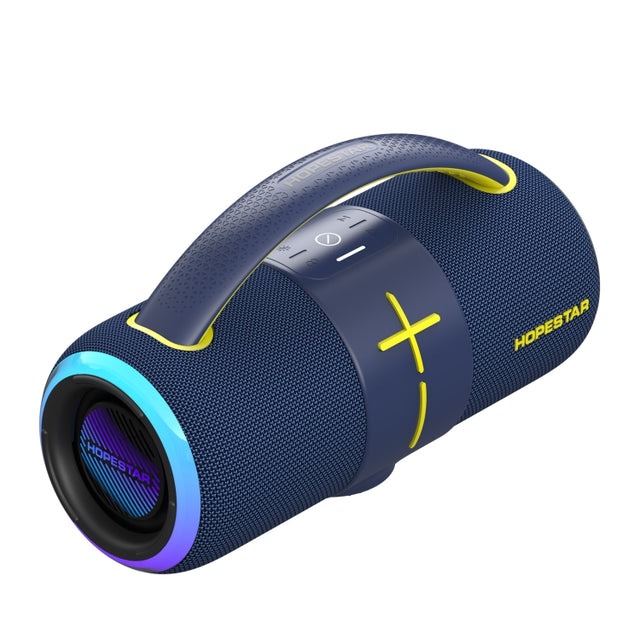 HOPESTAR H68 50W Outdoor Portable Water-resistant Dazzling Bluetooth Speaker(Dark Blue)