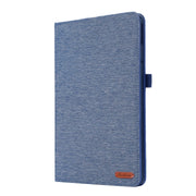 For Lenovo Tab M11 / Xiaoxin Pad 11 2024 Fabric Texture Horizontal Flip Leather Tablet Case(Blue)
