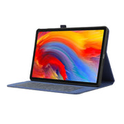 For Lenovo Tab M11 / Xiaoxin Pad 11 2024 Fabric Texture Horizontal Flip Leather Tablet Case(Blue)