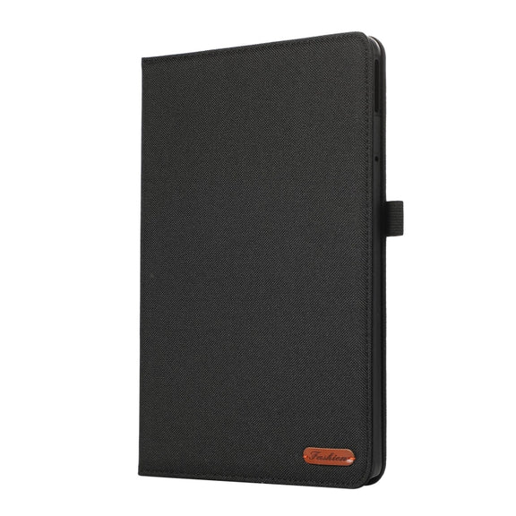 For Lenovo Tab M11 / Xiaoxin Pad 11 2024 Fabric Texture Horizontal Flip Leather Tablet Case(Black)