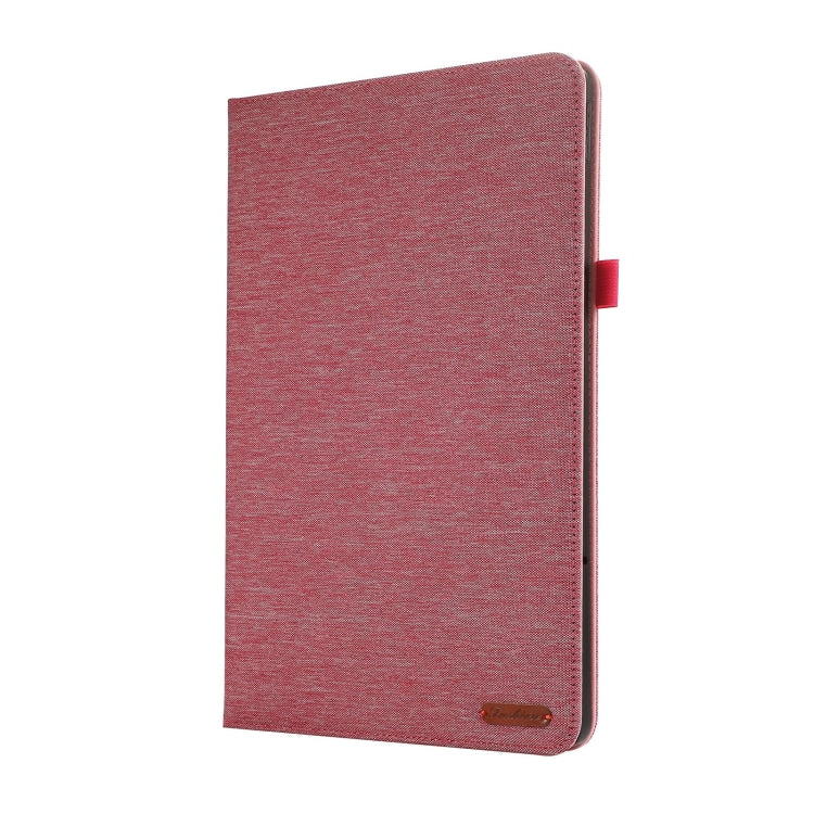For Lenovo Tab P12 12.7 2025 Fabric Leather Tablet Case(Pink) - Lenovo by PMC TechLife | Online Shopping South Africa | PMC TechLife | Buy Now Pay Later Mobicred