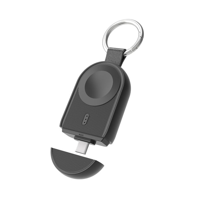 For Apple Watch / AirPods Series U20A Portable Magnetic Wireless Charger(Black)