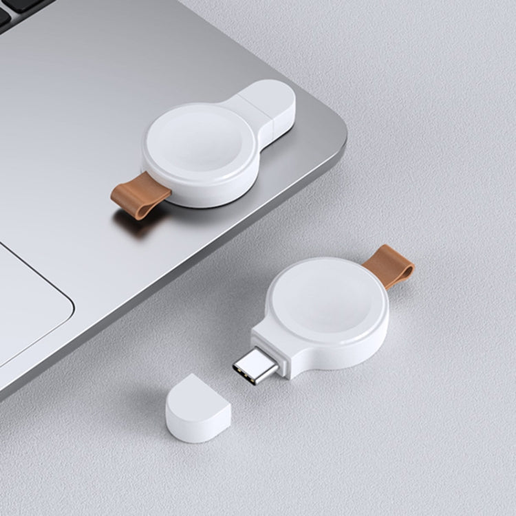 For Apple Watch Series X52 Portable Wireless Charger(White) - Charger / Holder by PMC TechLife | Online Shopping South Africa | PMC TechLife | Buy Now Pay Later Mobicred