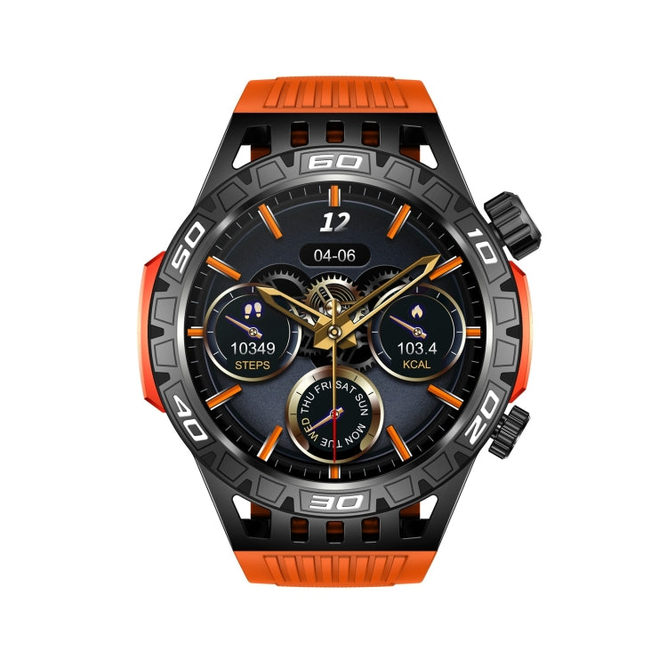 HT22 1.46 inch Smart Sport Watch, Support Bluetooth Call / Sleep / Heart Rate / Blood Pressure Health Monitor(Orange) - free shipping - PMC TechLife - Order now!