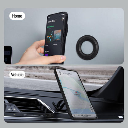 For Xiaomi 15 Ultra NILLKIN Black Mirror Prop CD Texture Mirror Precise Hole MagSafe Magnetic Phone Case(Black) - free shipping - PMC Jewellery - Order now!