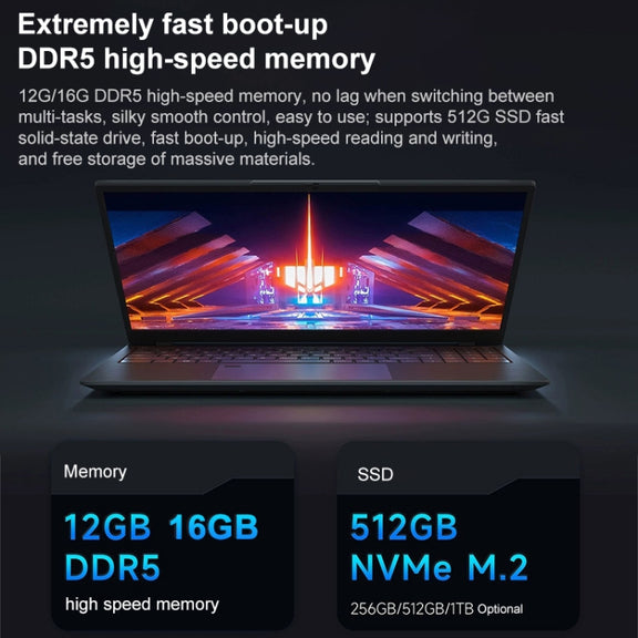 AK15U 15.6 inch Ultrathin Laptop, 12GB+1TB, Windows 10 Intel Processor N95 Quad Core(Dark Grey)