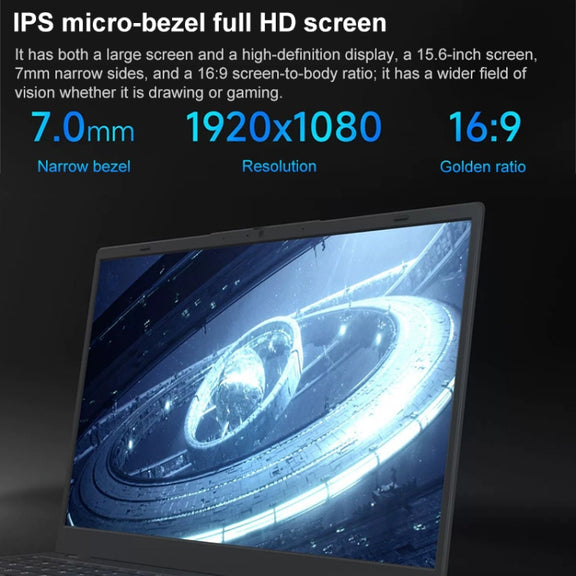 AK15U 15.6 inch Ultrathin Laptop, 16GB+1TB, Windows 10 Intel Processor N95 Quad Core(Silver)