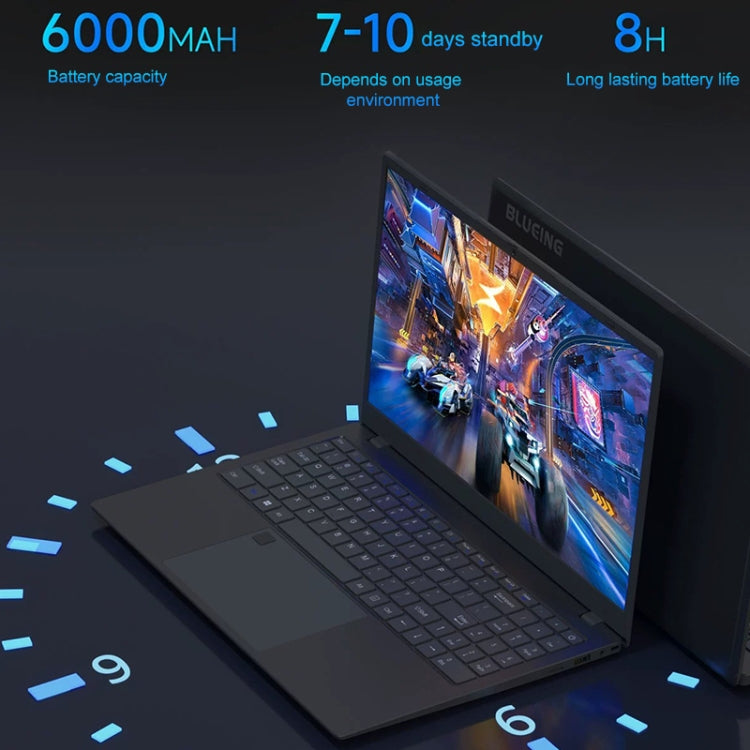 AK15U 15.6 inch Ultrathin Laptop, 16GB+512GB, Windows 10 Intel Processor N95 Quad Core(Dark Silver)