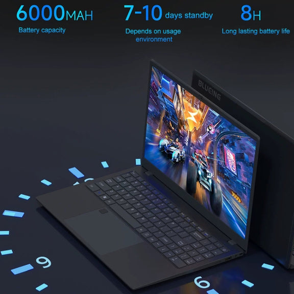 AK15U 15.6 inch Ultrathin Laptop, 12GB+512GB, Windows 10 Intel Processor N95 Quad Core(Dark Grey)