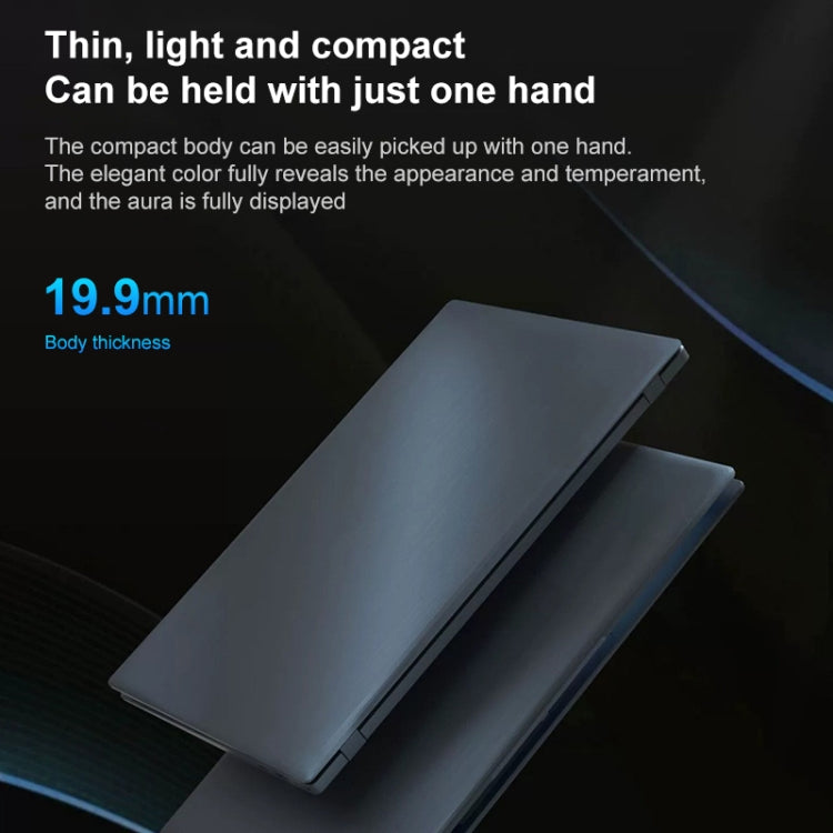 AK15U 15.6 inch Ultrathin Laptop, 12GB+512GB, Windows 10 Intel Processor N95 Quad Core(Dark Grey)