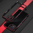 For ASUS ROG Phone 8 Lens Protector + Metal Frame Phone Case(Black Red) - ASUS Cases by PMC TechLife | Online Shopping South Africa | PMC TechLife | Buy Now Pay Later Mobicred