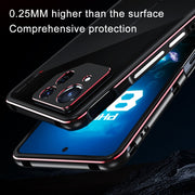 For ASUS ROG Phone 8 Lens Protector + Metal Frame Phone Case(Silver)