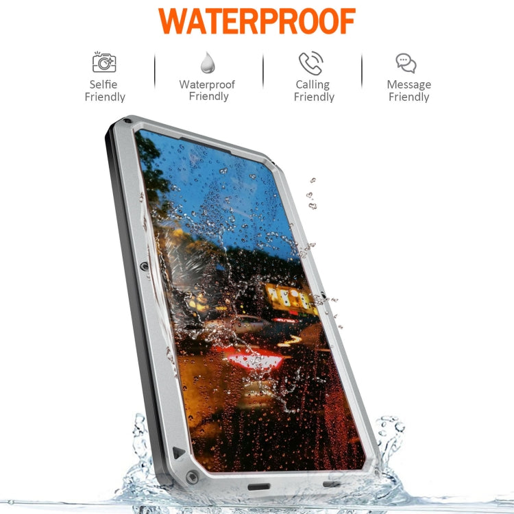 For Samsung Galaxy S24 Ultra 5G Shockproof Life Waterproof Silicone + Zinc Alloy Phone Case(Silver) - Galaxy S24 Ultra 5G Cases by PMC TechLife | Online Shopping South Africa | PMC TechLife