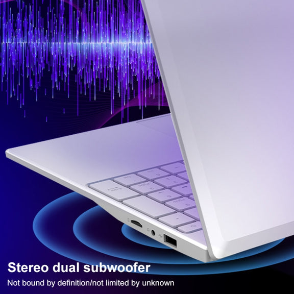 V8 15.6 inch Ultrathin Laptop, 16GB+1TB, Windows 10 Intel Jasper Lake N5095 Quad Core(Silver)