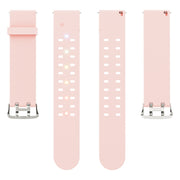 For Apple Watch Series 5 44mm Luminous Colorful Light Silicone Watch Band(Pink)