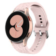 For Samsung Galaxy Watch 6 Leopard Print Embossed Silicone Watch Band(Pink) - Watch Bands by PMC TechLife | Online Shopping South Africa | PMC TechLife