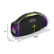 HOPESTAR H61 Outdoor IPX6 Water-resistant Portable 50W Surround Bluetooth Speaker(Black)