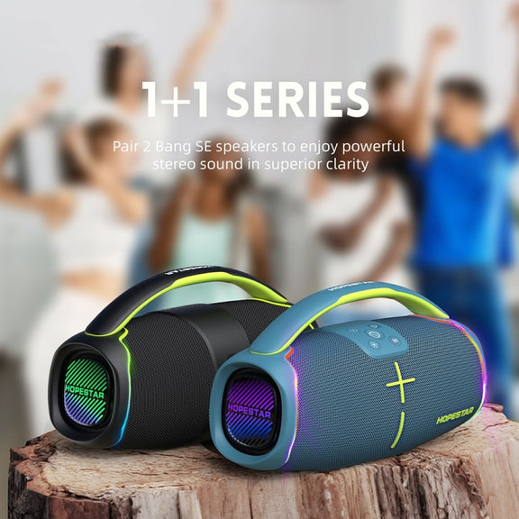 HOPESTAR H61 Outdoor IPX6 Water-resistant Portable 50W Surround Bluetooth Speaker(Camouflage)