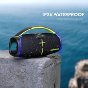 HOPESTAR H61 Outdoor IPX6 Water-resistant Portable 50W Surround Bluetooth Speaker(Navy Blue)
