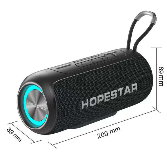 HOPESTAR P26 Outdoor Portable lPX6 Water-resistant Dazzling Bluetooth Speaker(Navy Blue)