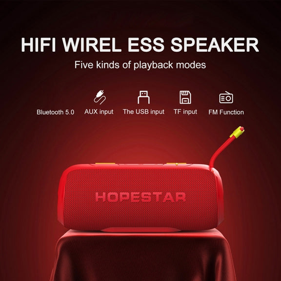 HOPESTAR P26 Outdoor Portable lPX6 Water-resistant Dazzling Bluetooth Speaker(Camouflage)
