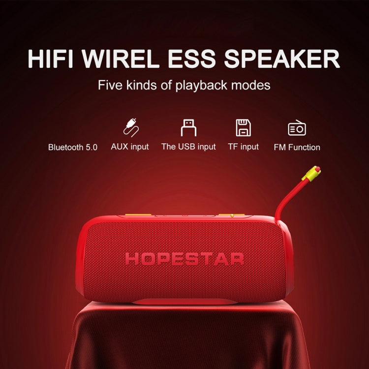 HOPESTAR P26 Outdoor Portable lPX6 Water-resistant Dazzling Bluetooth Speaker(Camouflage)