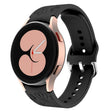 For Samsung Galaxy Watch 6 Butterfly Flower Embossed Silicone Watch Band(Black) - Watch Bands by PMC TechLife | Online Shopping South Africa | PMC TechLife