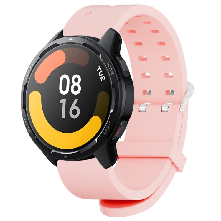 22mm Luminous Colorful Light Silicone Watch Band(Pink) - 22mm Bands by PMC TechLife | Online Shopping South Africa | PMC TechLife