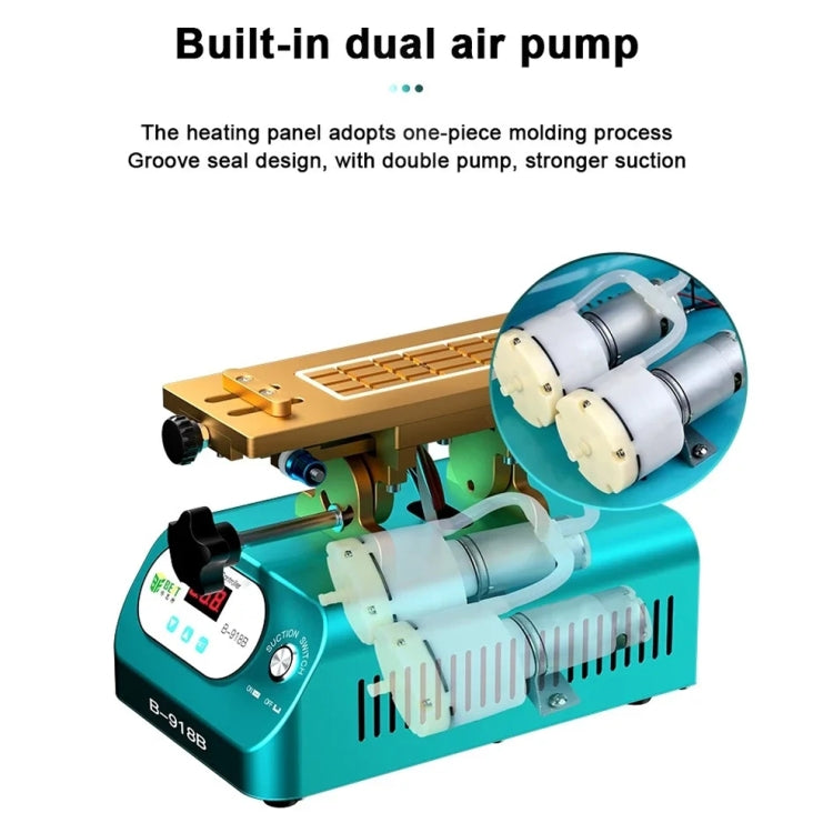 BEST B-918B 7 inch Multi-function Mobile Phone Screen Rotary Separator, EU Plug - free shipping - PMC TechLife - Order now!