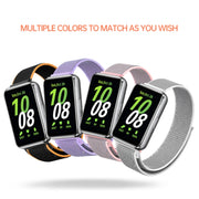 For Samsung Galaxy Fit 3 Woven Nylon Loop Watch Band(Purple)