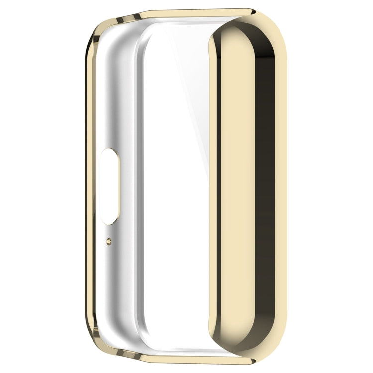 For Samsung Galaxy Fit 3 Full Coverage TPU Electroplated Watch Protective Case(Light Gold) - Watch Cases by PMC TechLife | Online Shopping South Africa | PMC TechLife | Buy Now Pay Later Mobicred