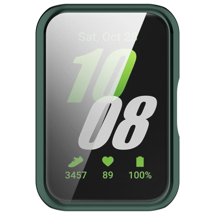 For Samsung Galaxy Fit 3 Full Coverage TPU Electroplated Watch Protective Case(Green) - Watch Cases by PMC TechLife | Online Shopping South Africa | PMC TechLife