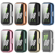 For Samsung Galaxy Fit 3 Full Coverage TPU Electroplated Watch Protective Case(Rose Gold)