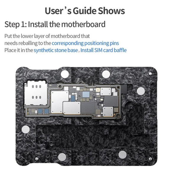 Qianli Magnetic Middle Layer BGA Reballing Platform For iPhone 15 Series