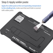 Qianli Magnetic Middle Layer BGA Reballing Platform For iPhone 15 Series