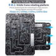 Qianli Magnetic Middle Layer BGA Reballing Platform For iPhone 14 Series