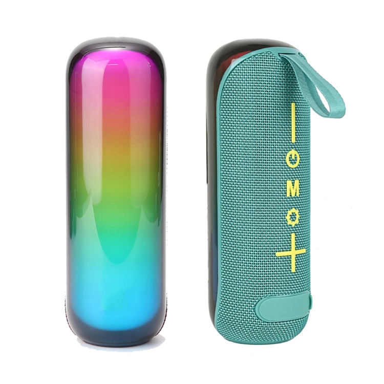 T&G TG-384 Mini Portable Bluetooth Speaker Support TF / U-disk / RGB Light(Cyan) - free shipping - PMC Jewellery - Order now!