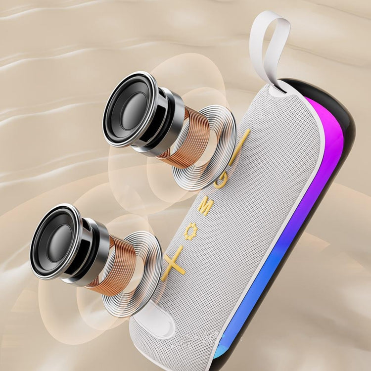 T&G TG-384 Mini Portable Bluetooth Speaker Support TF / U-disk / RGB Light(Cyan) - free shipping - PMC Jewellery - Order now!