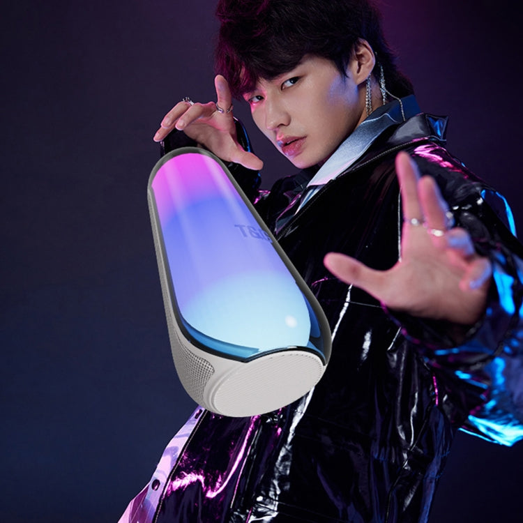 T&G TG-384 Mini Portable Bluetooth Speaker Support TF / U-disk / RGB Light(Blue) - free shipping - PMC Jewellery - Order now!