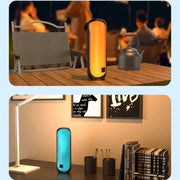 T&G TG-384 Mini Portable Bluetooth Speaker Support TF / U-disk / RGB Light(Blue)