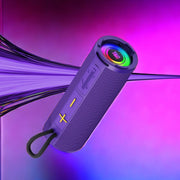 T&G TG-421 RGB BT Outdoor Water-resistant Speakers(Purple)