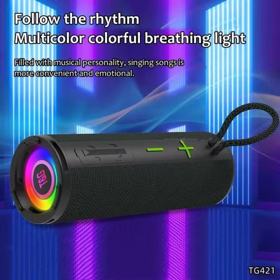 T&G TG-421 RGB BT Outdoor Water-resistant Speakers(Black)