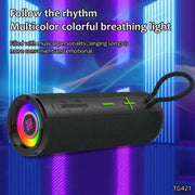 T&G TG-421 RGB BT Outdoor Water-resistant Speakers(Orange)