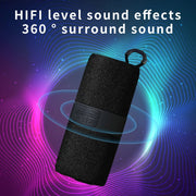 T&G TG-671 Portable Wireless 3D Stereo Subwoofer Speaker with FM/USB/LED(Orange)