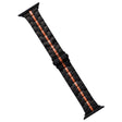 For Apple Watch SE 2023 40mm Stainless Steel Watch Band(Black Orange) - free shipping - PMC TechLife - Order now!