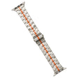 For Apple Watch SE 2023 40mm Stainless Steel Watch Band(Starlight Orange) - free shipping - PMC TechLife - Order now!