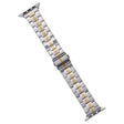 For Apple Watch Series 7 41mm Stainless Steel Watch Band(Silver Gold) - free shipping - PMC TechLife - Order now!