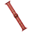For Apple Watch SE 44mm Stainless Steel Watch Band(Red Yelllow) - free shipping - PMC TechLife - Order now!