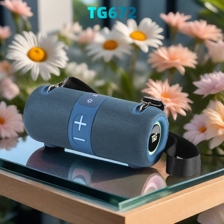 T&G TG-672 Outdoor Portable Subwoofer Bluetooth Speaker Support TF Card(Red)