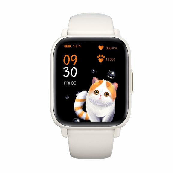 DM60+ 1.83 inch BT5.2 Smart Sport Watch, Support Bluetooth Call / Sleep / Blood Sugar / Blood Oxygen / Temperature / Heart Rate / Blood Pressure Health Monitor(White)